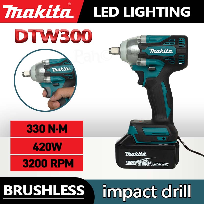 Power Tools Impact Wrench - MAKITA DTW300Z Chiave a percussione per